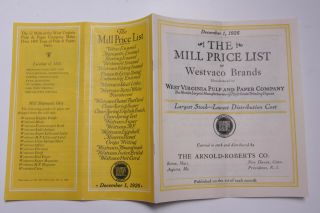 1926 Lamson Goodnow Booklet Mill Price List Westvaco Providence Ephemera L481g
