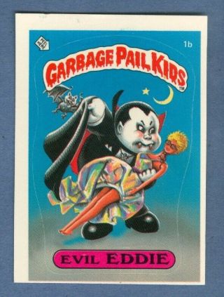 1985 Topps Garbage Pail Kids 1b Evil Eddie (matte)