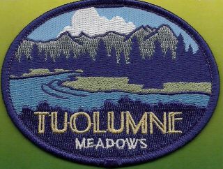 Tuolumne Meadows,  Yosemite National Park California Souvenir Patch
