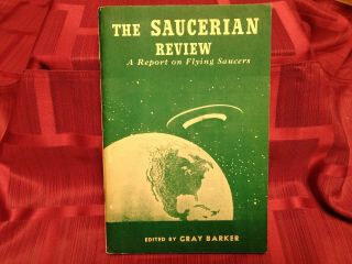 Vintage/original The Saucerian Review 1956 Gray Barker A Report On Flying Saucer