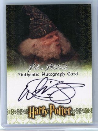 Artbox Harry Potter Chamber Of Secrets Warwick Davis As Filius Flitwick Auto