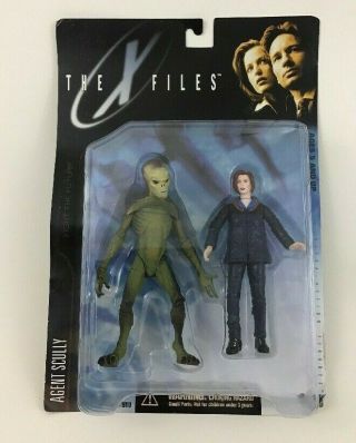 Xfiles Agent Scully And Alien 6 " Action Figures Series 1 Vintage 1998 Mcfarlane