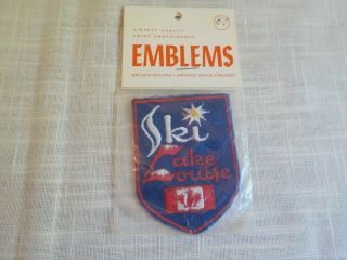 Ski Lake Louise Canada Vintage Ski Patch In Package