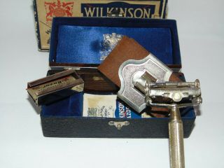 Great Boxed Vintage Wilkinson Sword Empire Model Razor Set Good Order