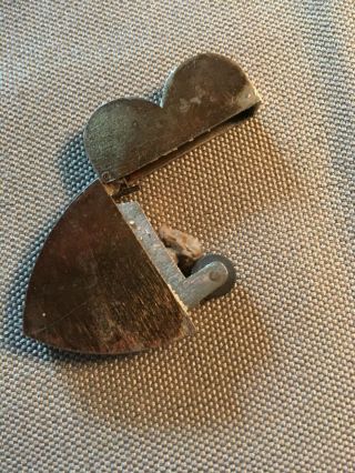 Vintage Heart Shaped Continental Lighter.  Palm sized.  Sweet 2