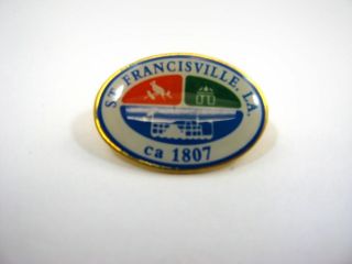 Vintage Collectible Pin: St.  Francisville La Louisiana