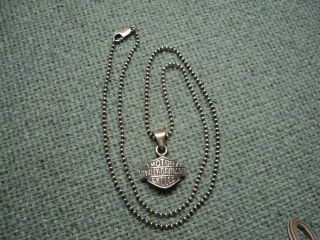 Harley Davidson Mexico Sterling Pendant & Chain