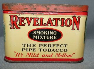 Revelation Smoking Mixture Pipe Tobacco Advertising Tin Trial Size Philip Morris