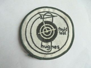 Cool Vintage Hughes Aircraft Flight Test Advertising Souvenir Cloth Patch