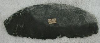 Old & Large Nevada Slate Blade Or Scraper With Docs - - Nr