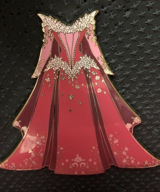 Aurora Sleeping Beauty Dress Fantasy Jumbo Pin Pink Le 65