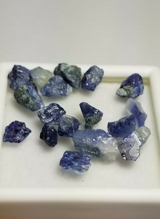 Rare Benitoite Crystals From The Gem Mine In California (bhw 32)