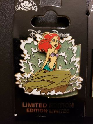 Dlr Disney The Little Mermaid Surprise Puzzle Series - Ariel On Rock Pin Le 1000