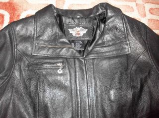 Harley Davidson Motorcycle jacket size Medium M Rose women ' s 97026 - 08VW tattoo 5