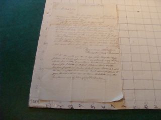 Vintage Paper: 1810 Letter From London To Bedford About Bills