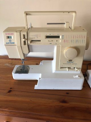 Rare Singer Imperial Anniversary Edition Electronic Sewing Machine Model 7050