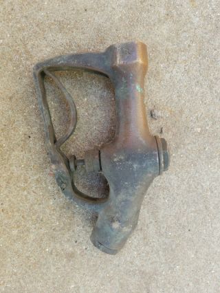 Vintage Brass Gas Pump Nozzle Buckeye 2