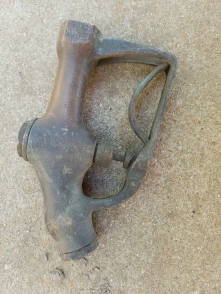 Vintage Brass Gas Pump Nozzle Buckeye 3