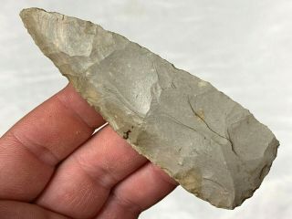 OUTSTANDING ARCHAIC KNIFE BOONE CO. ,  MISSOURI AUTHENTIC ARROWHEAD ARTIFACT SP19 2