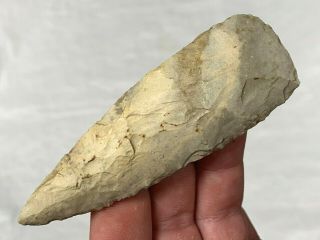 OUTSTANDING ARCHAIC KNIFE BOONE CO. ,  MISSOURI AUTHENTIC ARROWHEAD ARTIFACT SP19 4