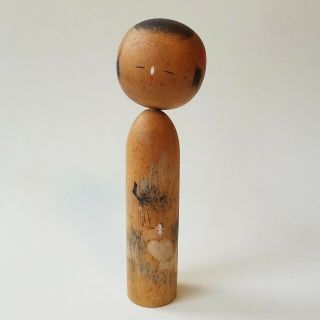Vintage Kokeshi Japanese Wood Doll Traditional Shape Ancient Rural Boy