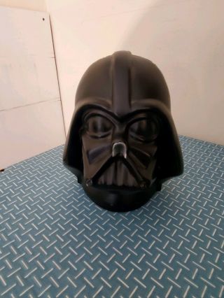 Vintage Darth Vader Plastic Head Bust Bank Made In England Rare 1977 Uncut