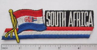 Pre 1994 South Africa Flag Patch Jacket