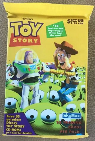 75 Disney Pixar Toy Story Trading Cards Skybox 13 Card Packs