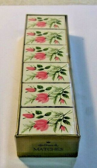 Vintage Hallmark Wood Matches Made In Italy - Old Stock Box Of 12 100ma 4 - 4