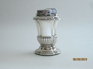 Vintage Ronson Mayfair Essex silver plated table lighter 3