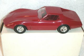 1977 Chevy Corvette Coupe Dark Red Promotional Model Mib