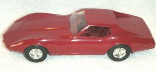 1977 Chevy Corvette Coupe Dark Red Promotional Model MIB 2
