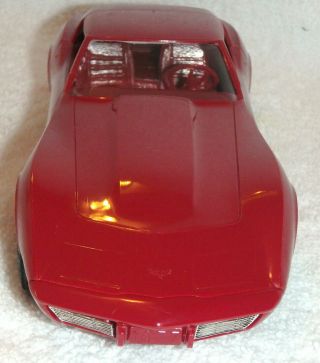 1977 Chevy Corvette Coupe Dark Red Promotional Model MIB 4