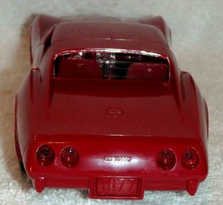 1977 Chevy Corvette Coupe Dark Red Promotional Model MIB 5