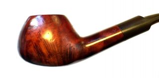 VINTAGE SAVORY ' S ARGYLL MADE IN LONDON ENGLAND 140 BENT VOLCANO ESTATE PIPE 7
