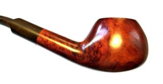 VINTAGE SAVORY ' S ARGYLL MADE IN LONDON ENGLAND 140 BENT VOLCANO ESTATE PIPE 8