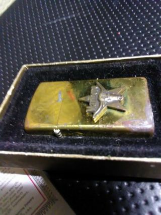 1979 Marlboro Longhorn Brass Zippo Lighter Star / Steer Rare Vintage