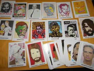 Mass Murders Complete Set Of 40 Cards Mother Productions No Box
