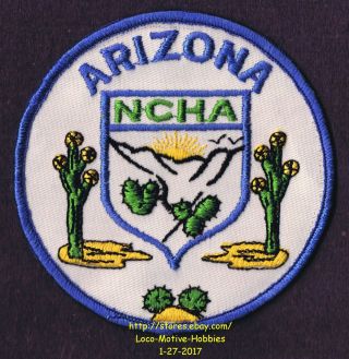 Lmh Patch Badge Arizona Ncha Campers Hikers Family Far West Chapter 4 " Cactus