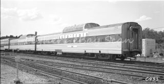 B&w Negative Auto - Train Railroad Coach 463 Sanford,  Fl 1974