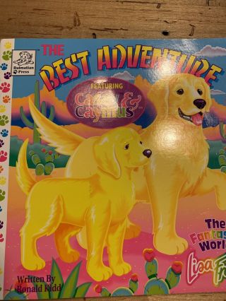 Vintage Lisa Frank Picture Book 1997.  The Best Adventure Casey And Caymus 2