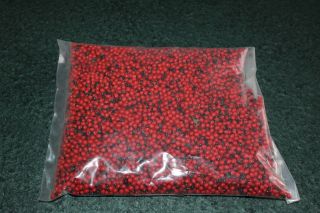 Colorines Santa Muerte Frijoles De La Suerte Rojo/negro 1 Kilogramo