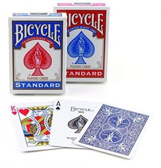 Poker Size Index Playing Standard Cards,  12 Deck Player 