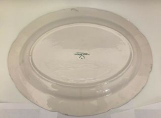 Vintage NSP Ironstone Hand Decorated Turkey Platter - 19in. 5