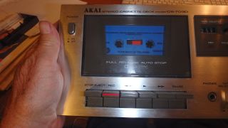 Vintage Akai Cassette Player - Component - Model Cs - 703d