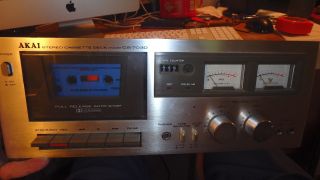 vintage AKAI cassette player - component - model CS - 703D 4