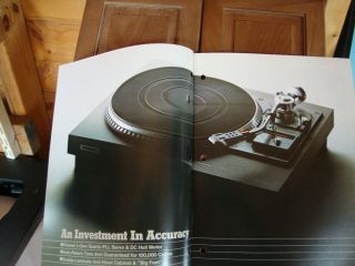 1978 Pioneer PL - 540 Turntable Spec Sheet Booklet 2