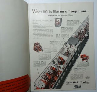 York Central Booklet - Behind The Scenes of a Railroad at War Early 1940 ' s 2