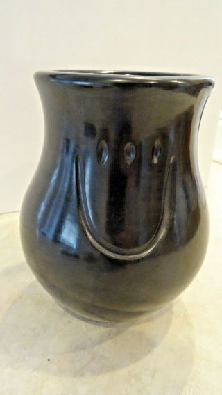 Toni Roller Santa Clara Black Bear Paw Vase 4 1/2 X 6 "