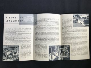 Vtg 1950 ' s General Motors GM Fisher Body Division Janesville Wisconsin Brochure 2